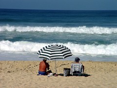 Sur la plage