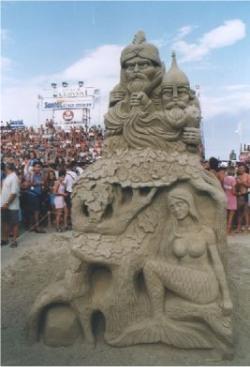 Championnat mondial de sculptures de sable   (Cervia, Italie, aot 2006)