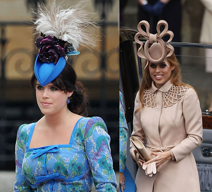 La Princesse Eugenie de York et la Princesse Beatrice de York