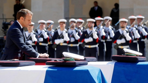 macron crmonie hommage invalides le 14 mai  2019