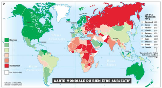 carte du bonheur