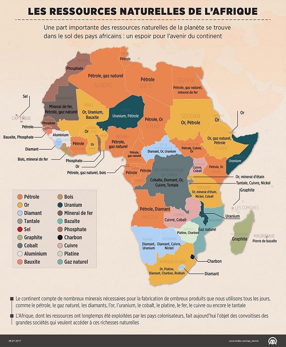 Ressources naturelles de l'Afrique-2017