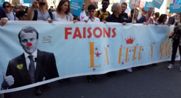 La fte  Macron