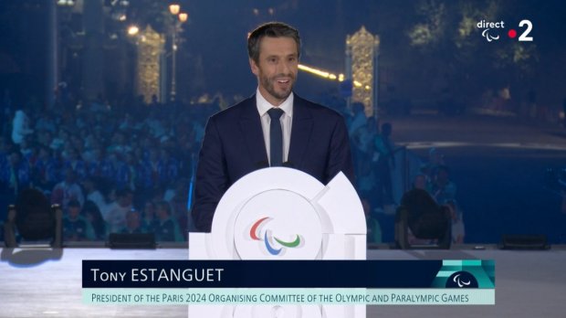 Tony Estanguet, prsident du comit d'organisation des Jeux olympiques et paralympiques de Paris 2024