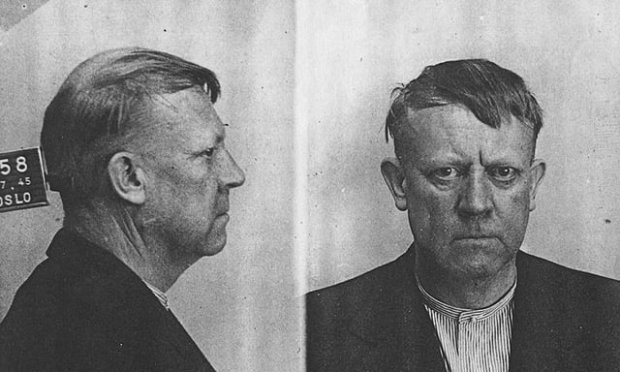 Police photographs of Vidkun Quisling, 1945. [980x558] : r/HistoryPorn