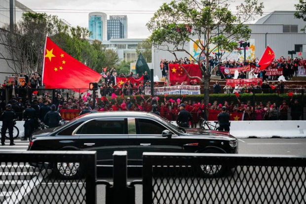 Cortge du prsident chinois Xi Jinping- Californie- Novembre 2023 