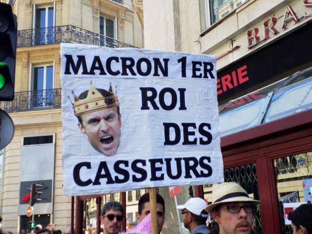 La fte  Macron