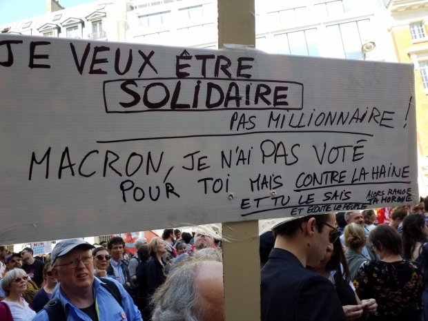 La fte  Macron