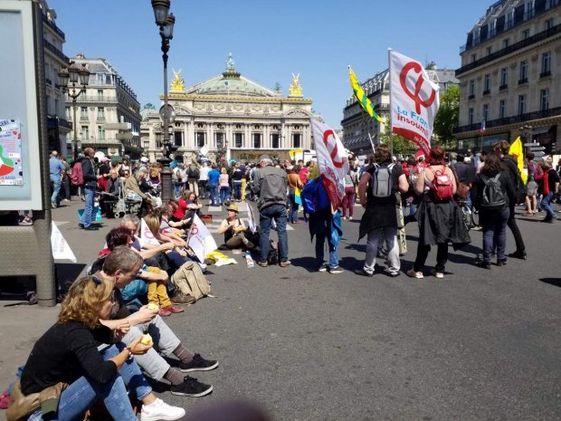 La fte  Macron