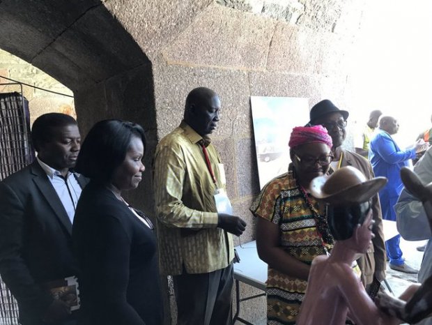 Querqueville pour le festival des continents @afquer pour dfendre la culture sous le patronage de @Unesco en prsence l'ambassadrice Rachel Annick OGOULA AKIKO p.OBIANG MEYO  thierry paul valette