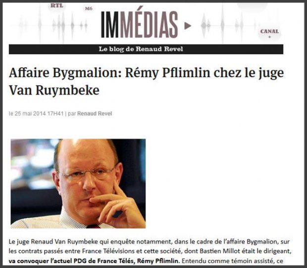 Affaire Bygmalion: Rmy Pflimlin chez le juge Van Ruymbeke