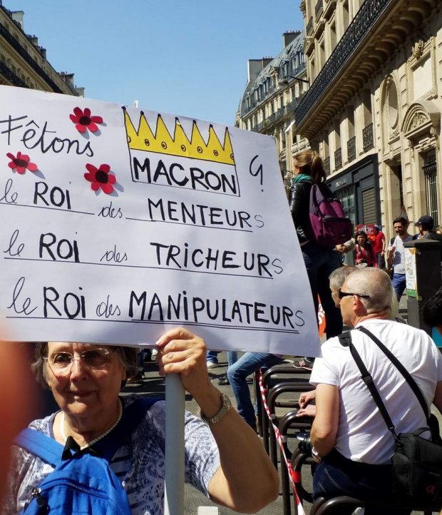 La fte  Macron