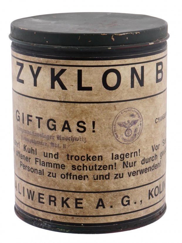 Lot 333 | WWII NAZI GEMAN 3RD REICH ZYKLON B POISON GAS CAN